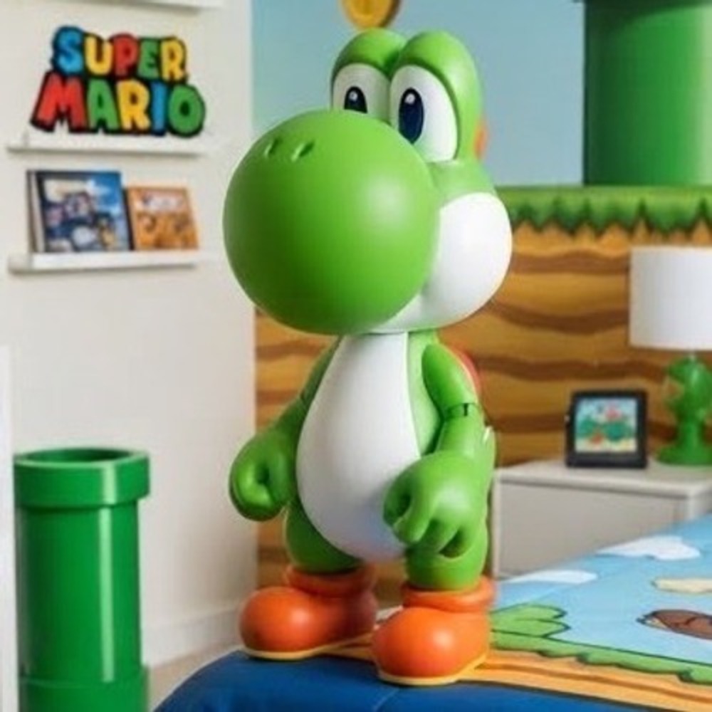 TESTED Nintendo Super Mario Lets Go Yoshi Interactive Action Figure